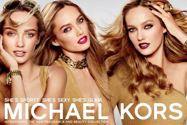 KARMEN PEDARU FOR MICHAEL KORS BEAUTY CAMPAIGN