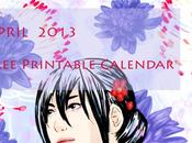 April 2013 Free Printable Calendar