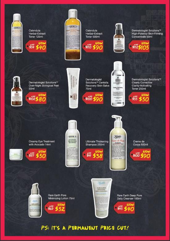 kiehls price cut 2