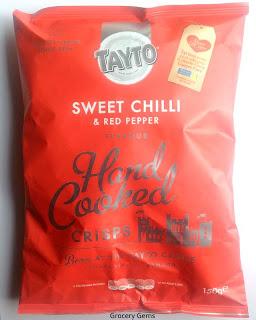 Tayto Sweet Chilli & Red Pepper Handcooked Crisps Review