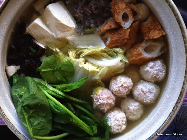 Chicken Tsukune Shabu Shabu