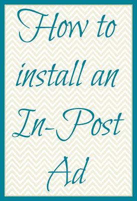 How To Install An In-Post Ad
