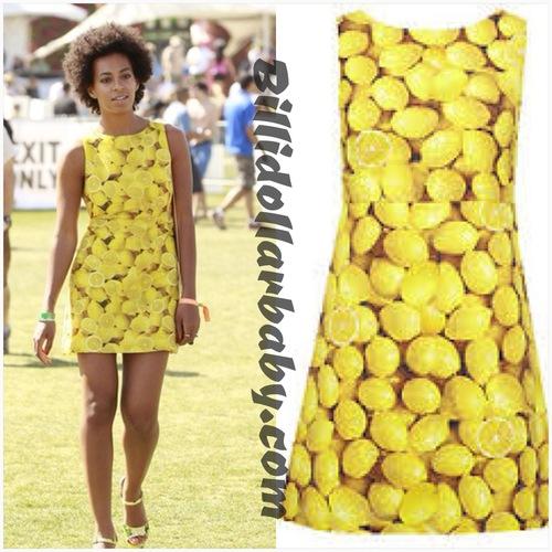 Solange Knowles spotted at Coachella wearing Alice + Olivia...