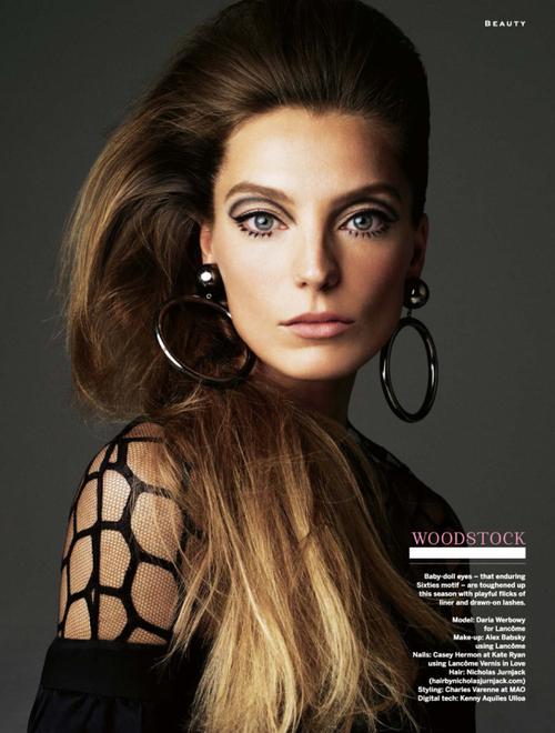 Daria Werbowy for Stylist Magazine #168 April 2013 in Bringing...