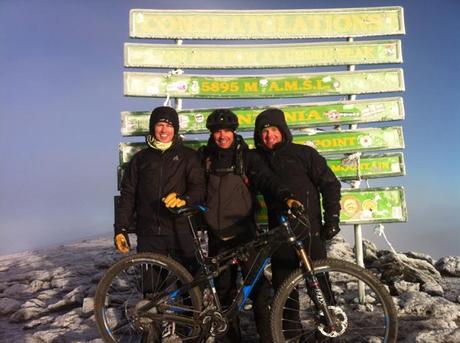 Mountain Biker Completes Descent Of Kilimanjaro!