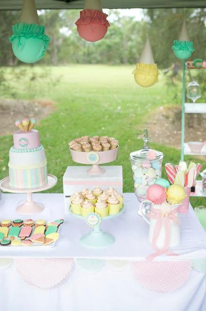 Ice cream themed party by Sugar Coated Mama