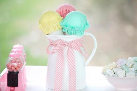 Ice cream themed party by Sugar Coated Mama