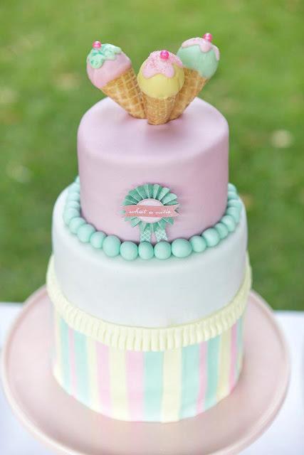 Ice cream themed party by Sugar Coated Mama