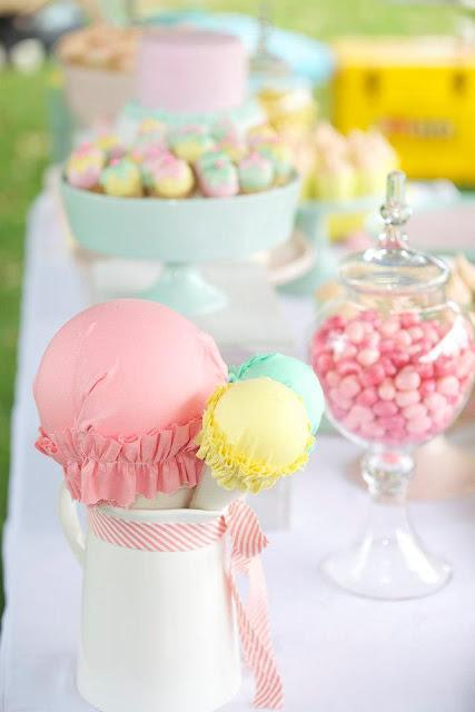 Ice cream themed party by Sugar Coated Mama