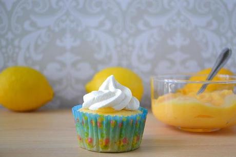 So me your Pucker Face!  Lemon Curd Filled Cupcakes with Lemon Buttercream
