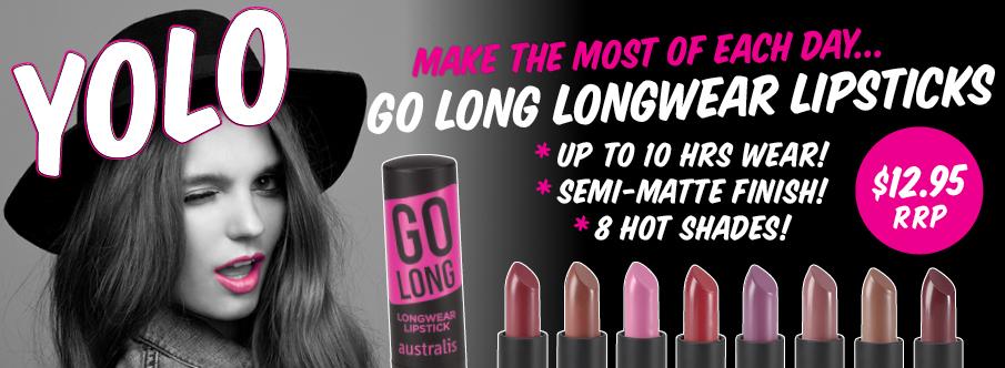 YOLO - Australis Long Lasting Lipsticks...