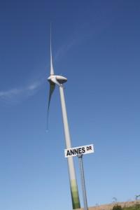 Annes Drive with Windmill - Browns Mountain Pictou County