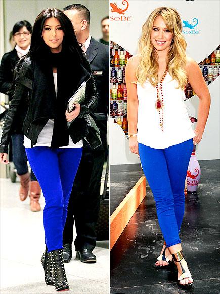 colored denim blueFab Find Friday: Bright Hot Pants (How the Celebs Do It)