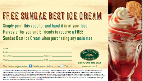 Harvester voucher