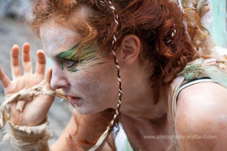 Photo - Performer on the Royal Mile, edinburgh Fringe Festival, 2011, Scotland