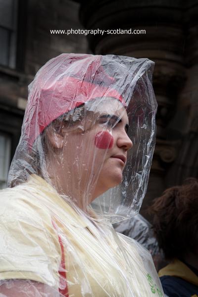 Photo - fringe performer, Edinburgh Fringe Festival 2011, Scotland