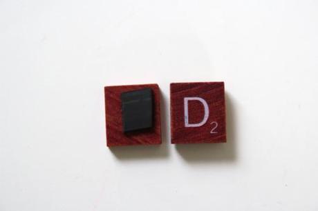 DIY handmade ABC magnets
