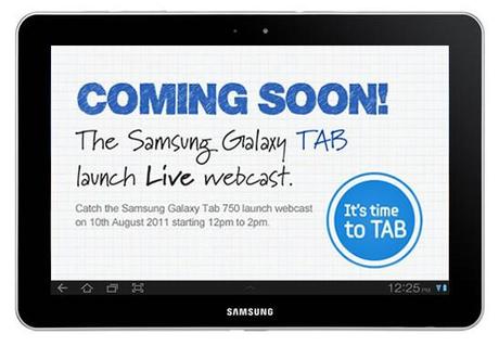 Samsung Launches Galaxy Tab 750 in India [Live Webcast]