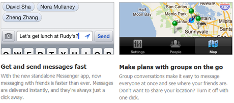 Facebook Launches Messenger App for iOS & Android