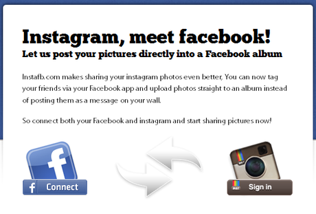 Import your Instagram photos into a Facebook album