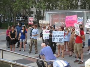 End Rape NYPD Rally
