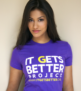 Janina Gavankar It Gets Better shirt