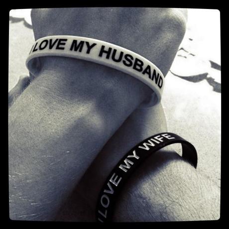 We got these cute wristbands at our church yesterday!  On...