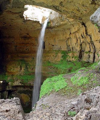 Baatara Gorge - The Waterfall That Drops Into A Cave