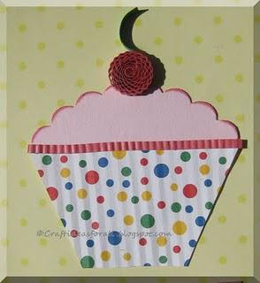 Cupcake birthday card