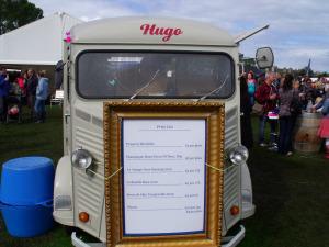 Hugo, the wine van, Edinburgh Foodies Festival