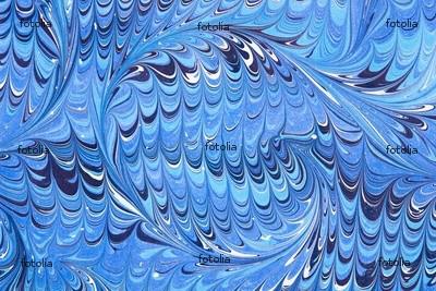 Marbled paper artwork background + Turkish tiles © Orhan Çam