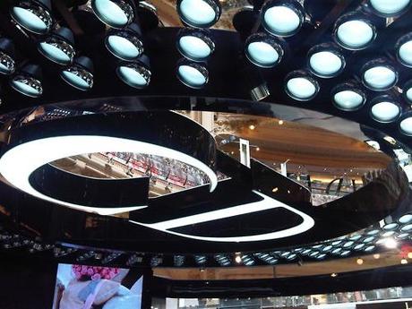 Christian Dior Make-up stand inside Galleries Lafayette, Paris.
xoxo LLM