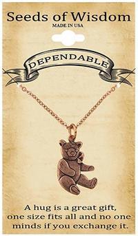 bear charm pendant necklace