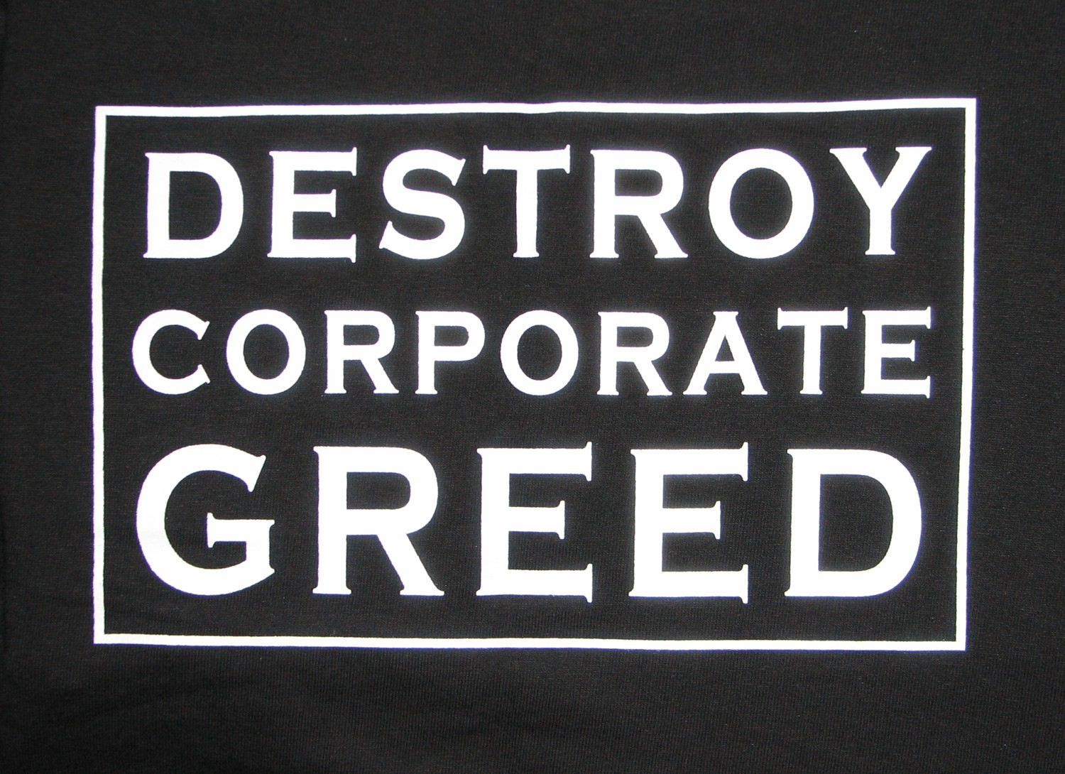 corporate greed I am giving up Corporate America for Lent
