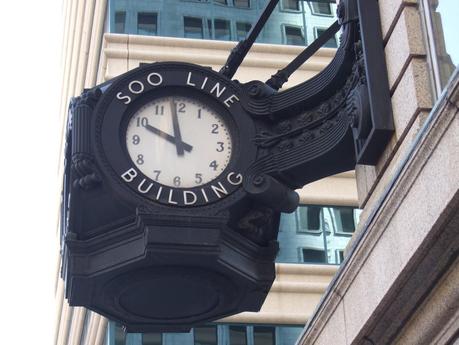 SOO Line Building Clock Minneapolis