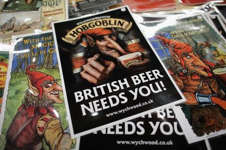 Beer festivals: Posters displayed at the CAMRA Great British Beer festival 3 August 2011 - Evri