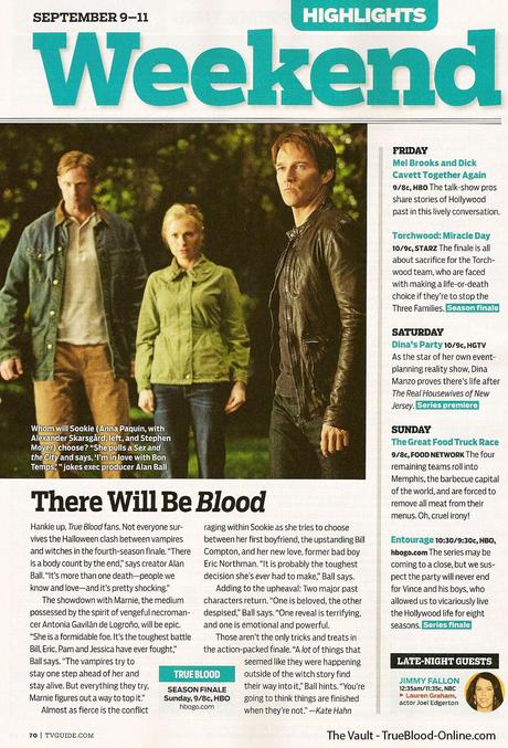 Scans – TV Guide Talks September 11 True Blood Finale