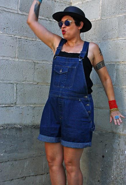 outfit post: Overall, A Good Day
