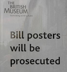 Bill Posters Will Be Prosecuted