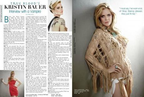 Kristin Bauer featured in Summer 2011 Runway Magazine