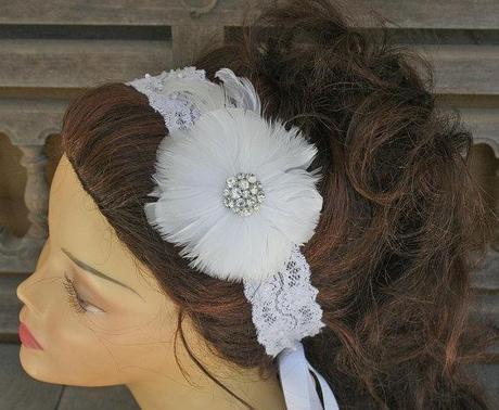 New!  Versatile Satin Tie Bridal Headbands