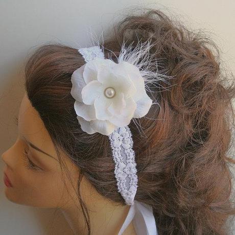 New!  Versatile Satin Tie Bridal Headbands