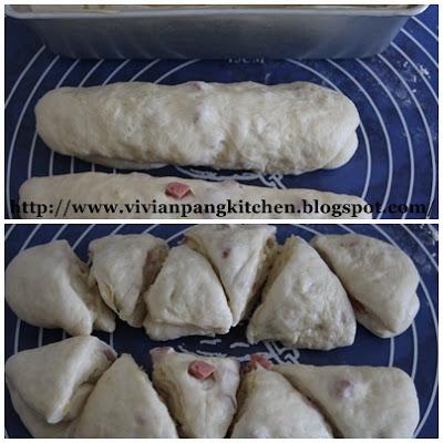 Sausage Loaf Bread/ Straight Dough Method