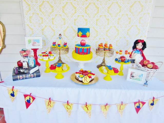 Snow White Themed Party by Cakes by Joanne Charmand