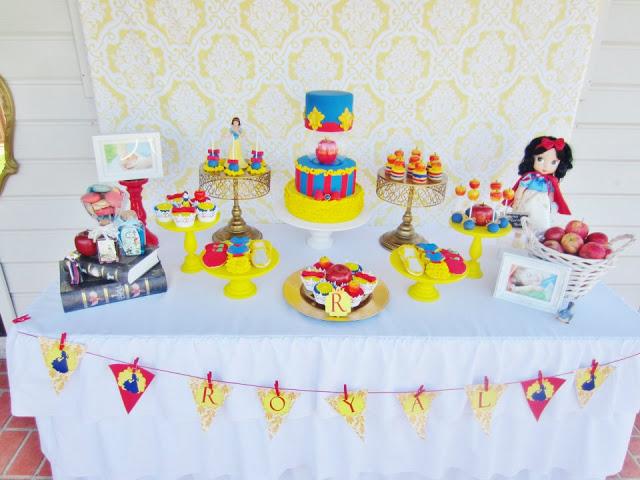 Snow White Themed Party by Cakes by Joanne Charmand