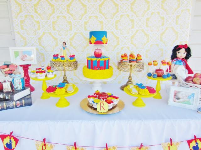 Snow White Themed Party by Cakes by Joanne Charmand