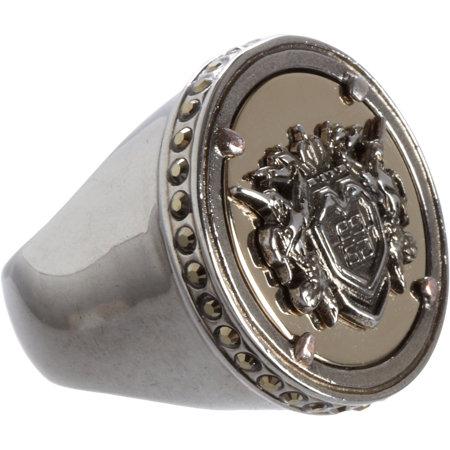 Givenchy Palladium & Strass Crest Ring ($460)
Vintage...