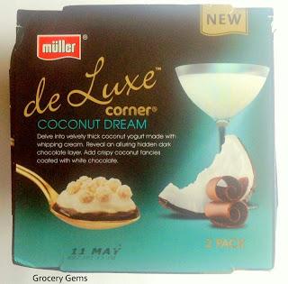 New Müller De Luxe Coconut Dream Corner Yogurt