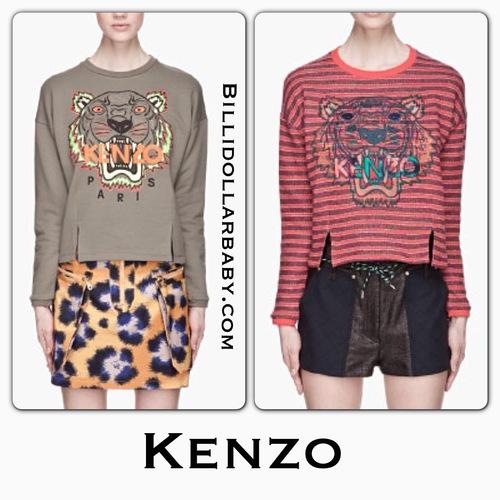 Kenzo Womens Spring/Summer 2013
Kenzo Olive green embroidered...