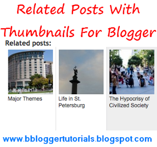 How To Add Related Posts Widget To Blogger With Thumbnails